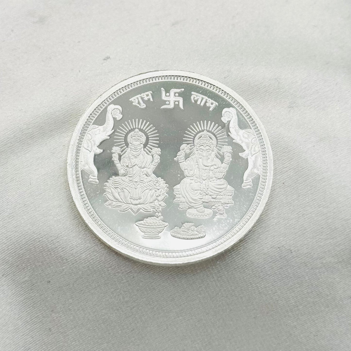 Ganesh Laxmi Ji Pure 999 Silver Coin 5 GMS SCO08