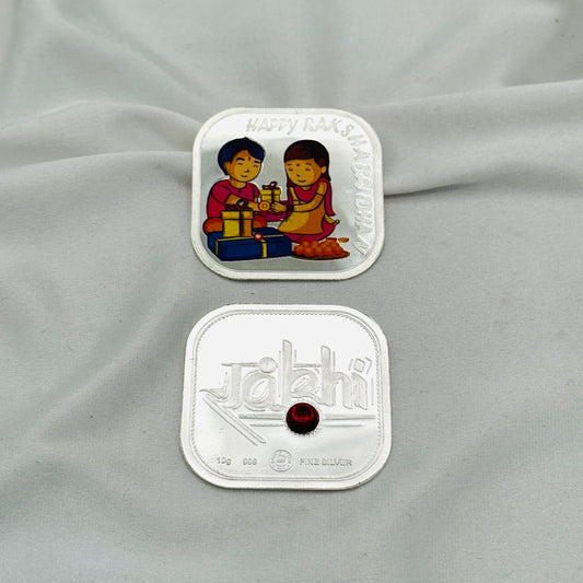 Raksha Bandhan Silver coin 10gm