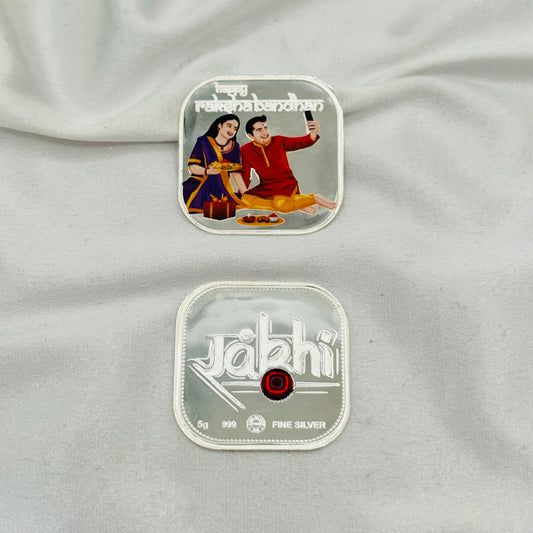 Raksha Bandhan Silver coin 5gm