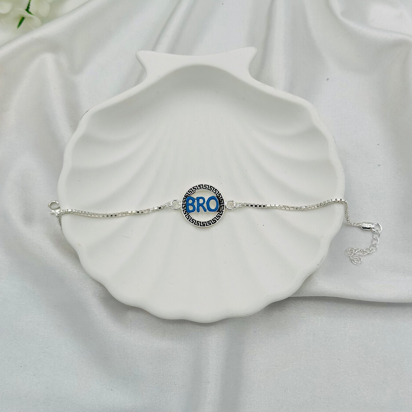 BRO 925 Rosegold Silver Rakhi MRI27
