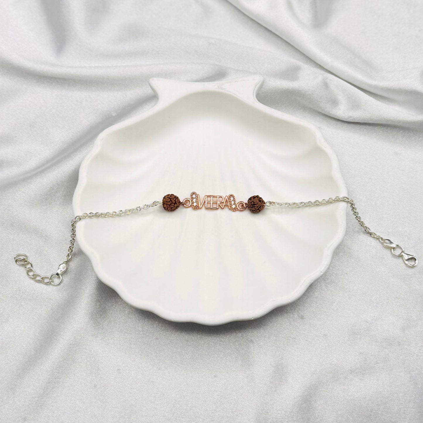 Veera Rudraksh 925 Silver Rakhi MRI41