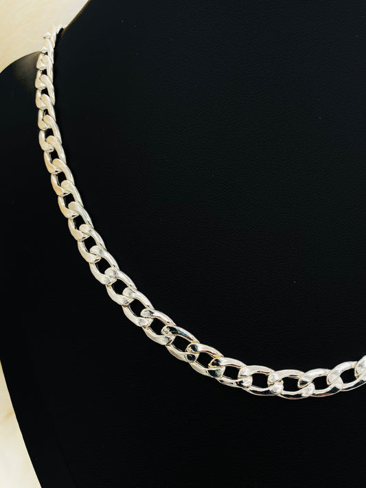 Mens Curb chain in 925 Sterling Silver MCH01