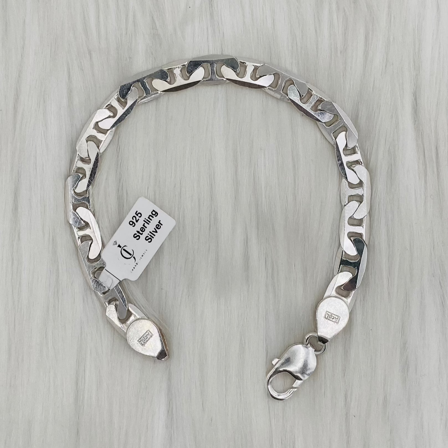 Mens Silver Bracelet MBP03
