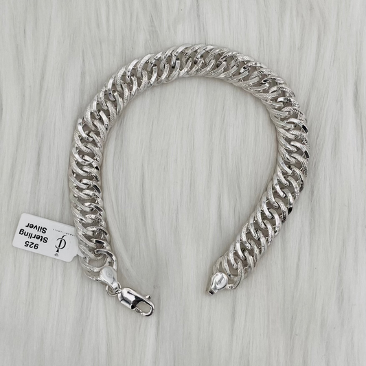 Mens Silver Bracelet MBP04