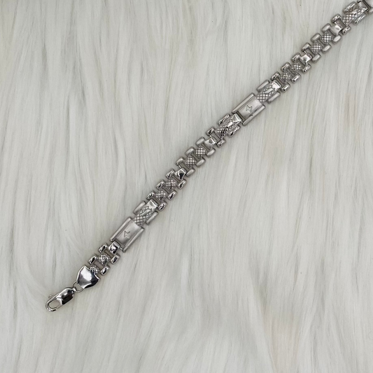 Mens Silver bracelet MBIT01