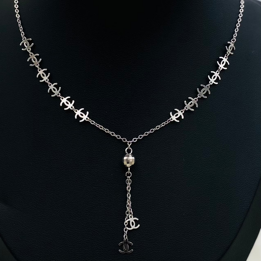 Channel Silver Necklace WNI027