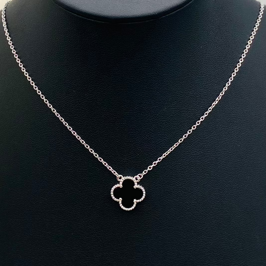 Van Cleef Single Black Womens Necklace WNV03