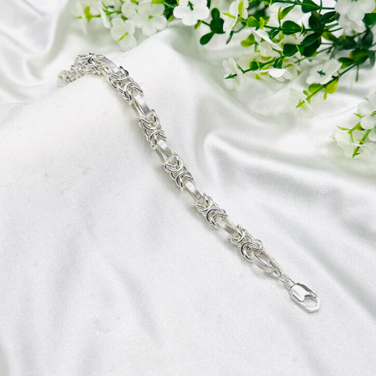 Herrenarmband aus 925er Silber im Byzantiner-Stil MBP53