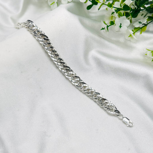 Herrenarmband Miami Cuban Link aus 925er Silber MBP57