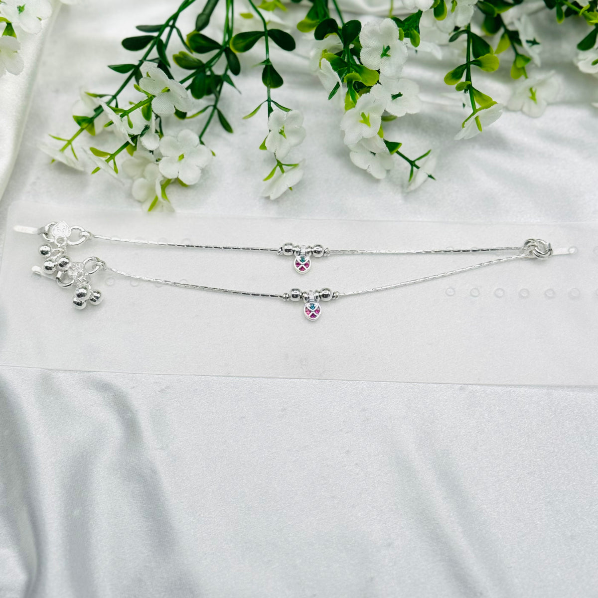 Baby Anklet Pure Silver with Ghungroo BAS17