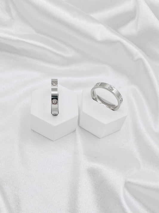 Unisex Cartier 925 Sterling Silver Band UR01