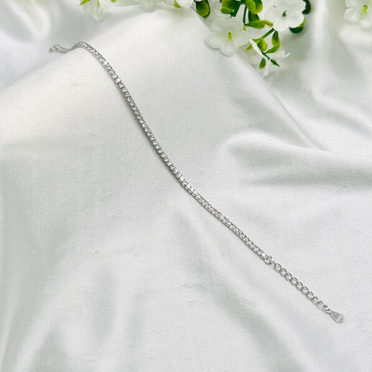 Women Tennis Bracelet In 925 Sterling Silver WBT42