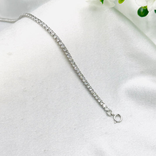 Women Tennis Bracelet In 925 Sterling Silver WBT42