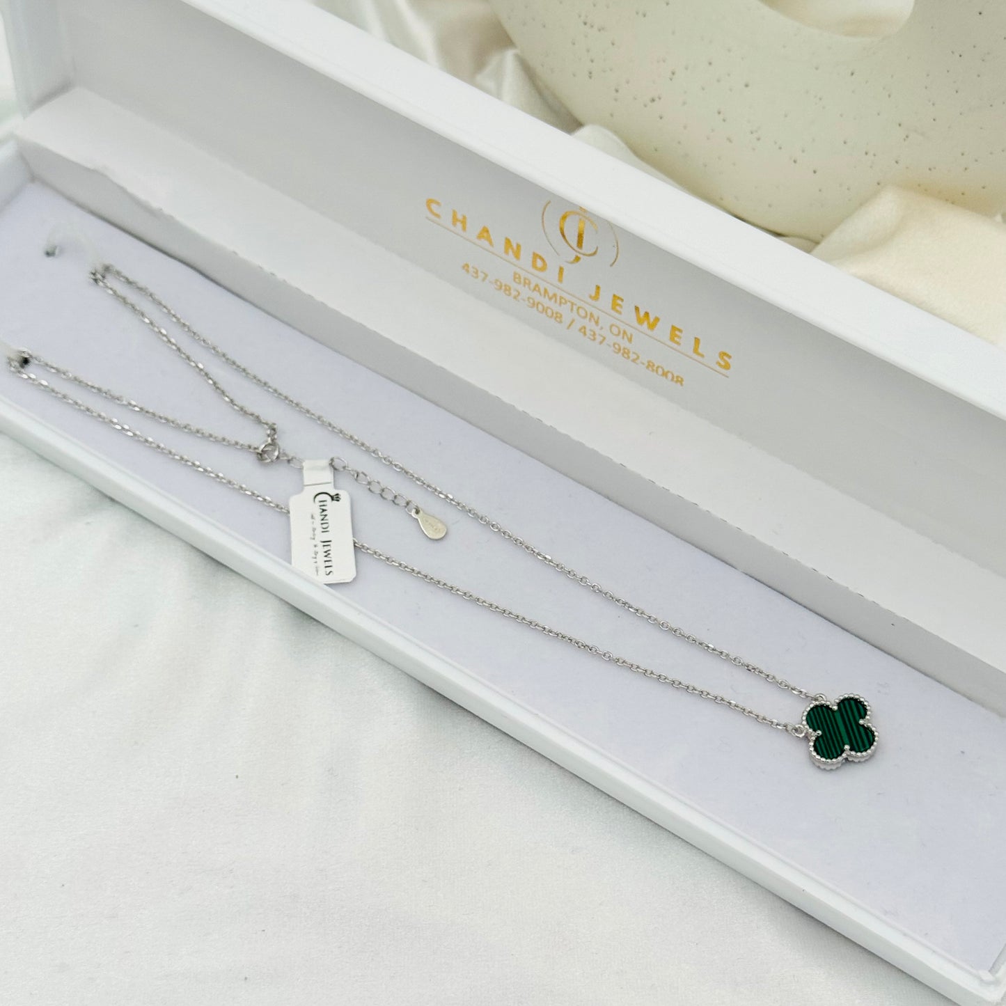 Van Cleef Green Clover Women Necklace WNV16