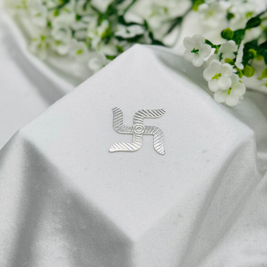 Pure Silver Swastik Symbol TSI06