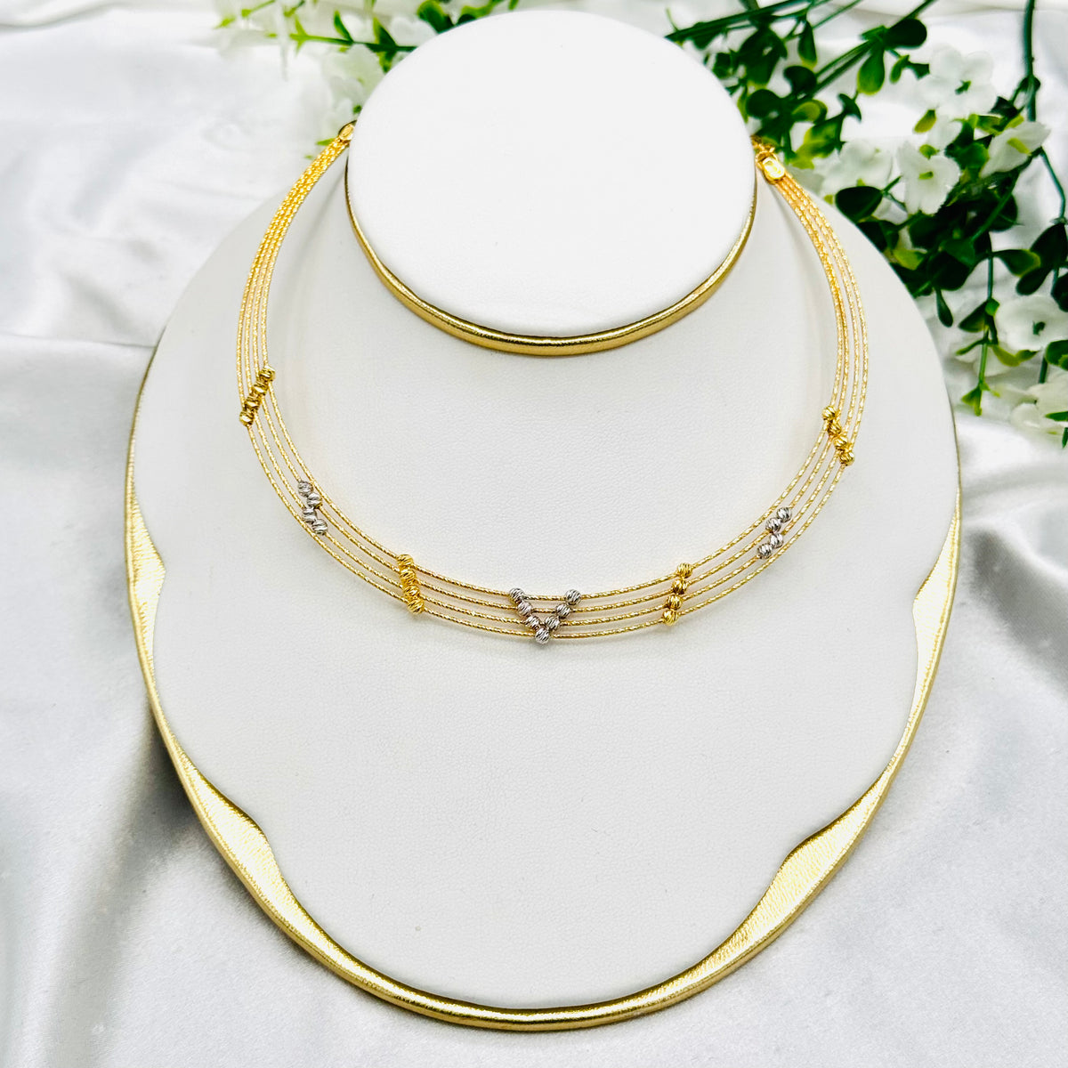 Women Multiple Layer Hasli Necklace WHN02