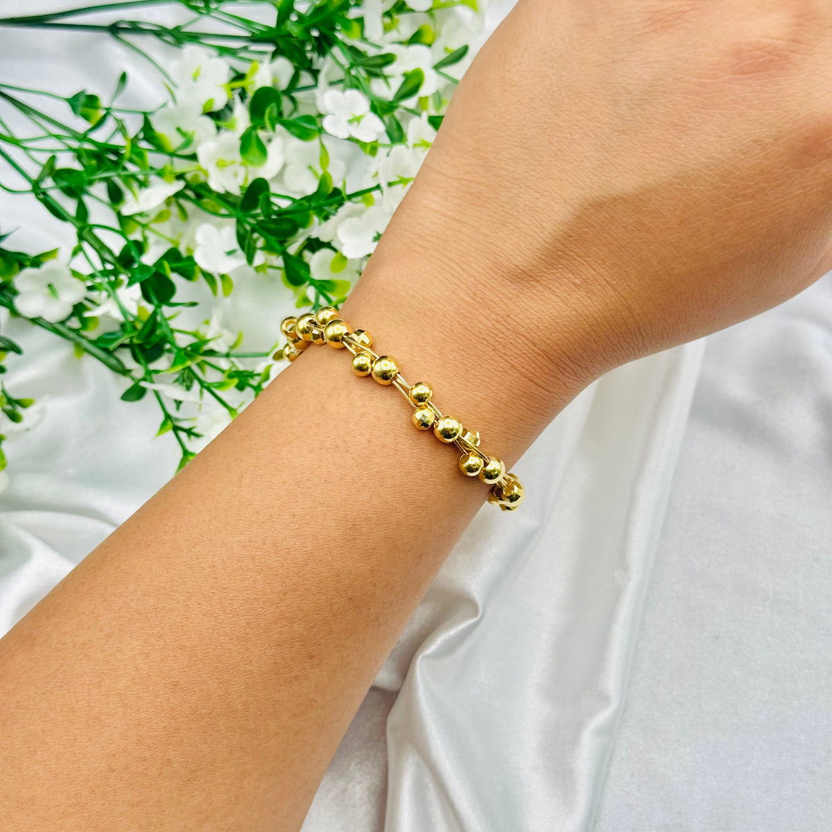 Women Gold Plated Bracelet In 925 Sterling Silver WBI04