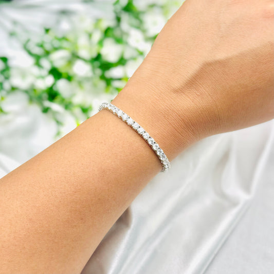 WBT15 Tennis Bracelet In 925 Silver