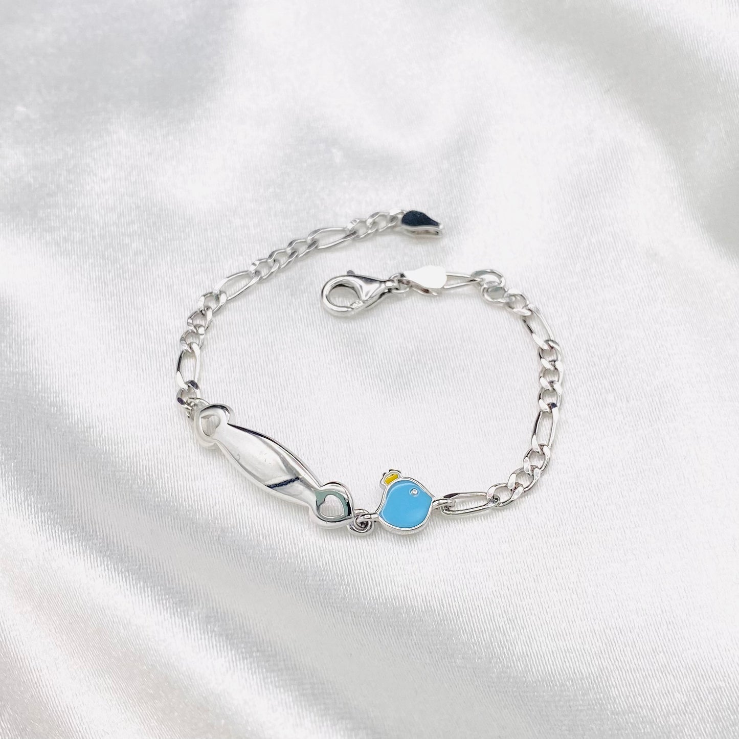 Baby Girl 925 Silver Chain Bracelet BBS07