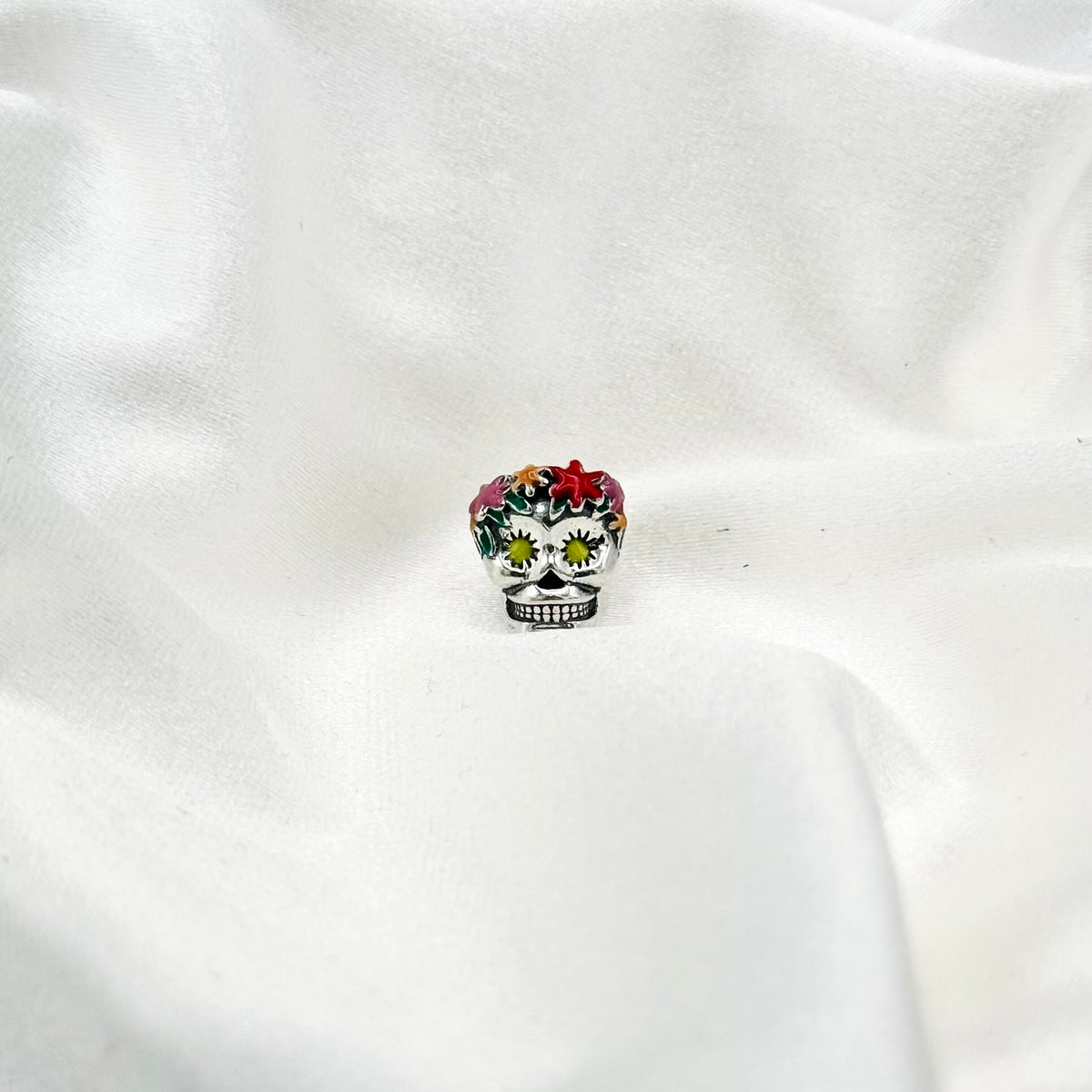 Pandora Skull Charm 925 Sterling Silver Charm PDC131