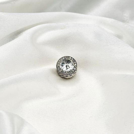 Pandora Radiant Heart Sterling Silver Clip Charm PDC146