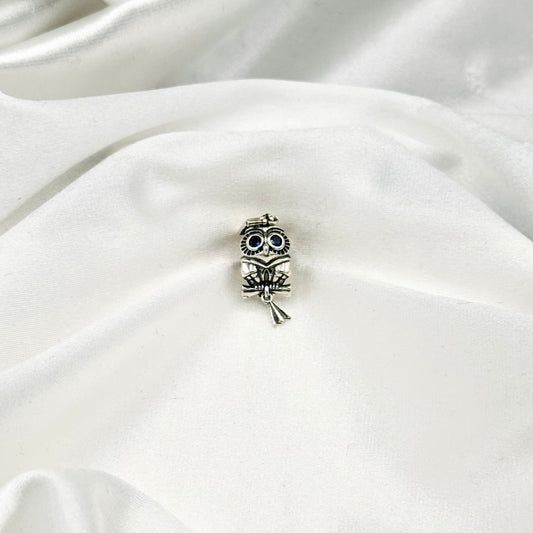 Pandora Wise Owl Graduation Sterling Silver Dangle Cz Charm PDC149
