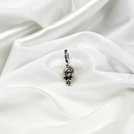 Pandora Chinese Flower Girl Charm in Sterling Silver PDC161
