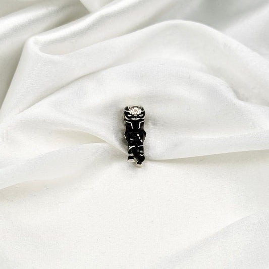 Pandora Marvel The Avengers Black Panther Looklike Charm in Sterling Silver PDC167