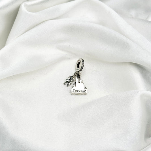 Pandora Disney Cinderella Castle Dangle Charm in Sterling Silver PDC171