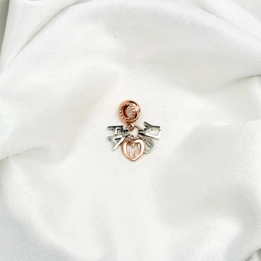 Pandora Family Letters Dangle Charm in Sterling Silver PDC178