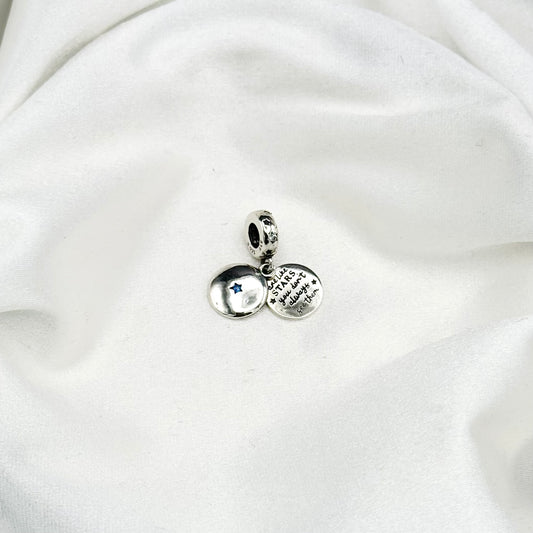 Pandora Family Love Double Dangle Charm in Sterling Silver PDC181