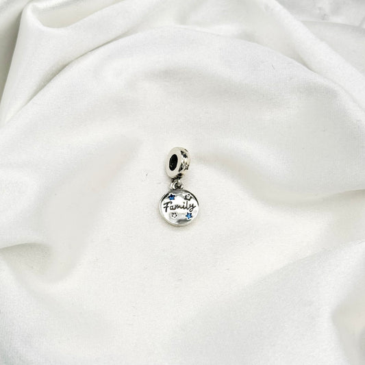 Pandora Family Love Double Dangle Charm in Sterling Silver PDC181