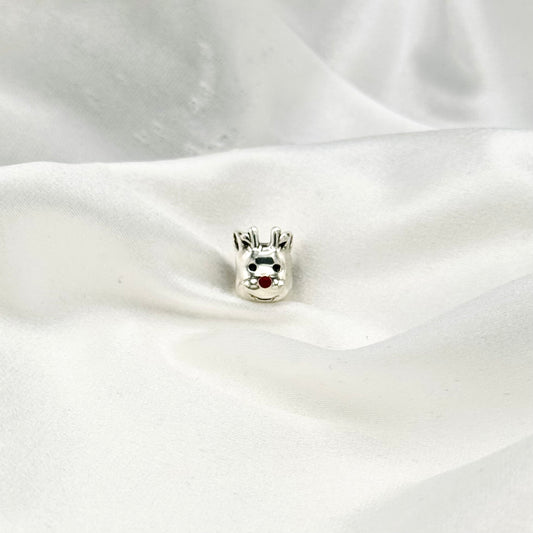 Pandora Red-Nosed Reindeer Charm in Sterling Silver PDC193