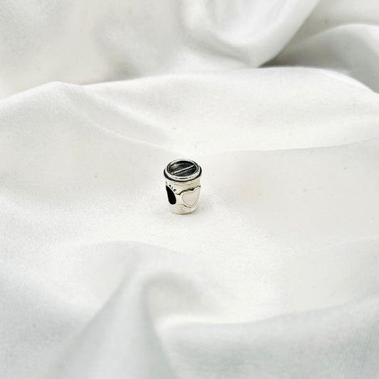 Pandora “ Take a Break” Coffee Cup Charm in Sterling Silver PDC207