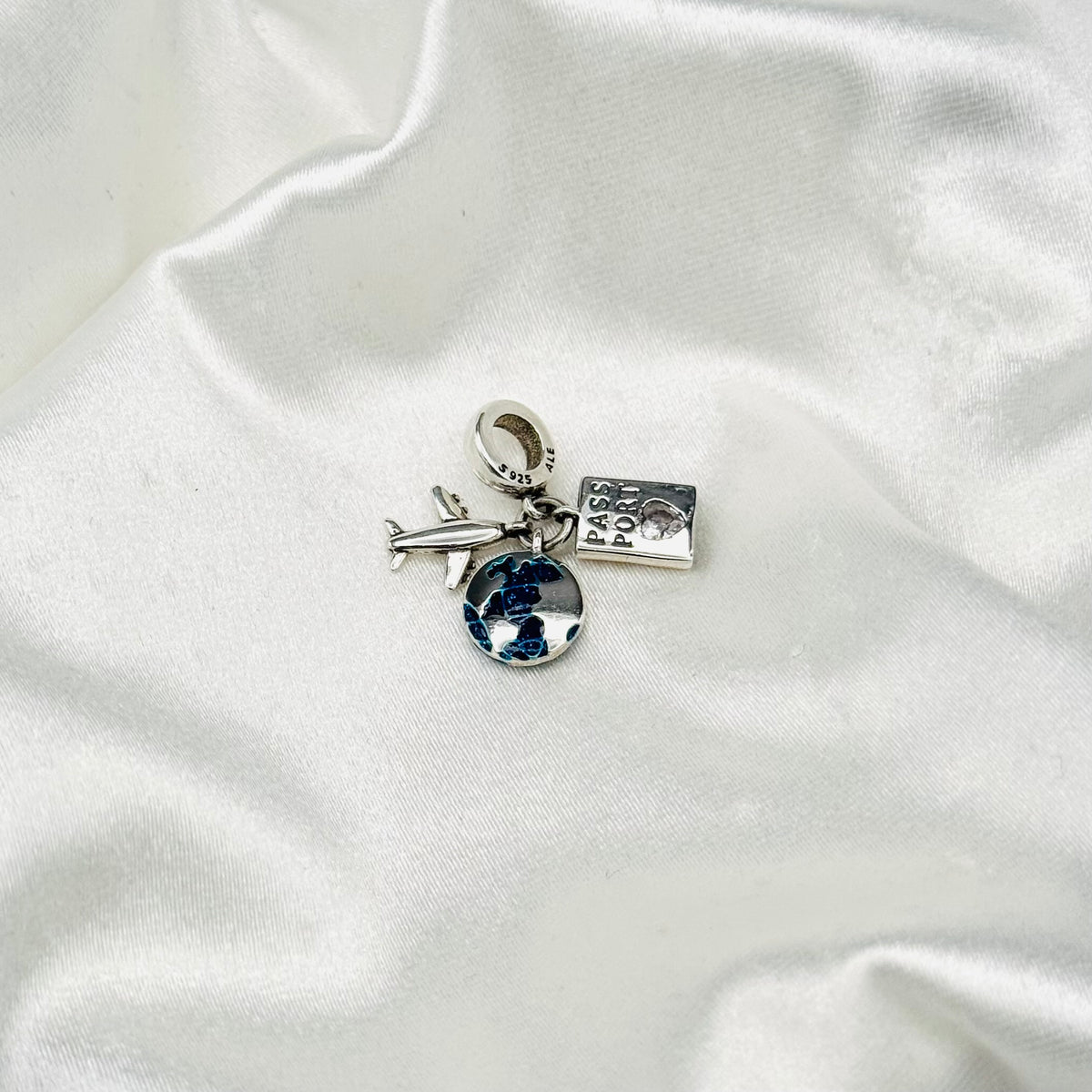 Pandora Passport Travel Charm in Sterling Silver PDC212