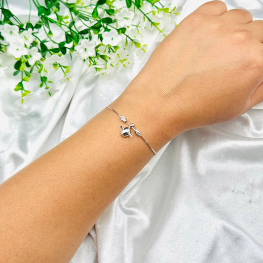 WBI06 Sterling Silver 925 Baby Penguin Italian Bracelet