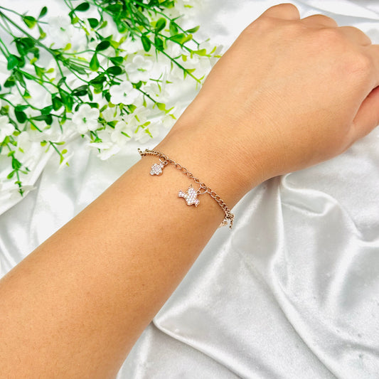 Rosegold Bracelet For Women In Sterling Silver WBI16