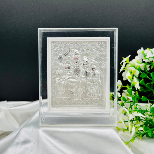 Shiv Parivaar Gift Frame in 999 Silver PSF06