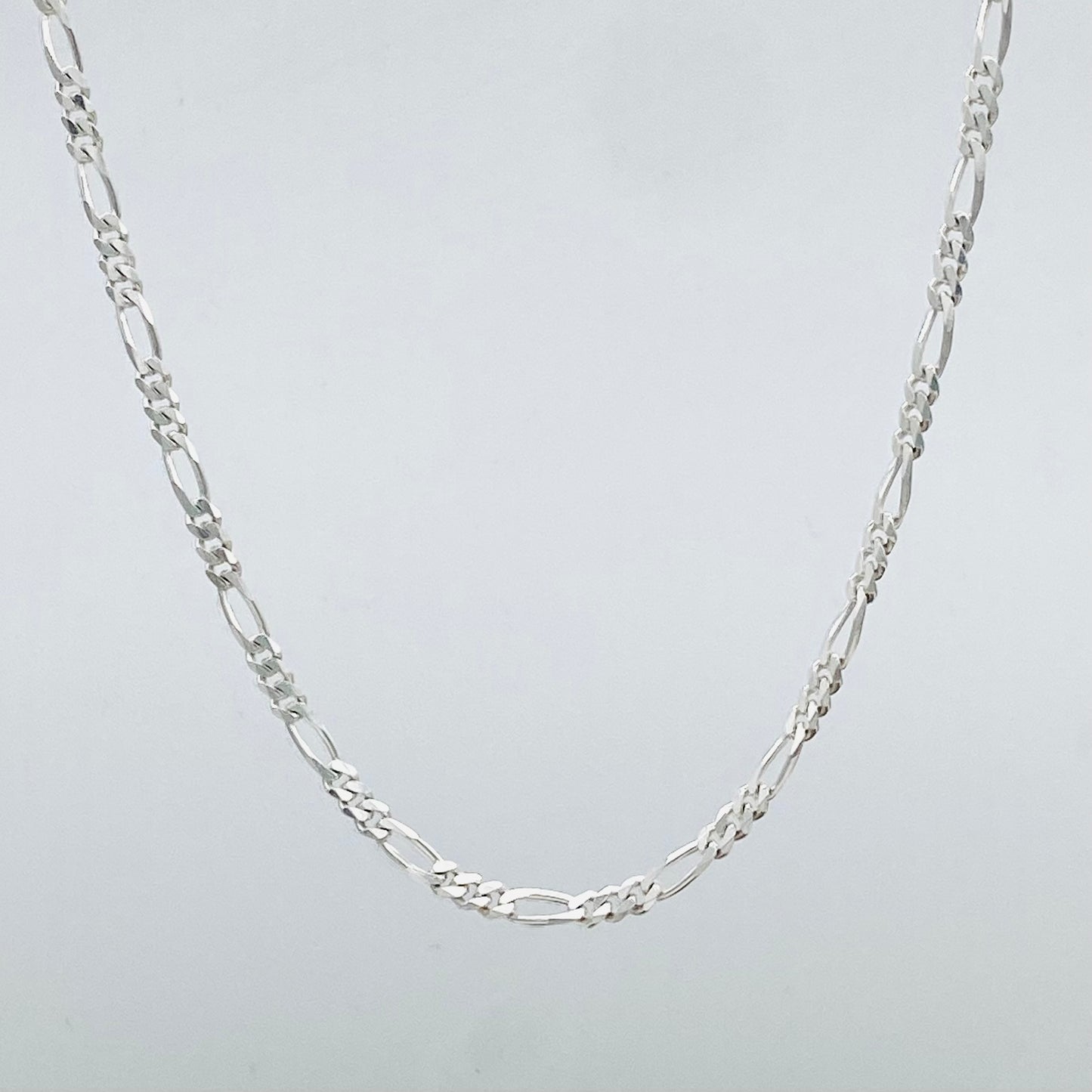 Mens Figaro 925 Silver chain MCP06