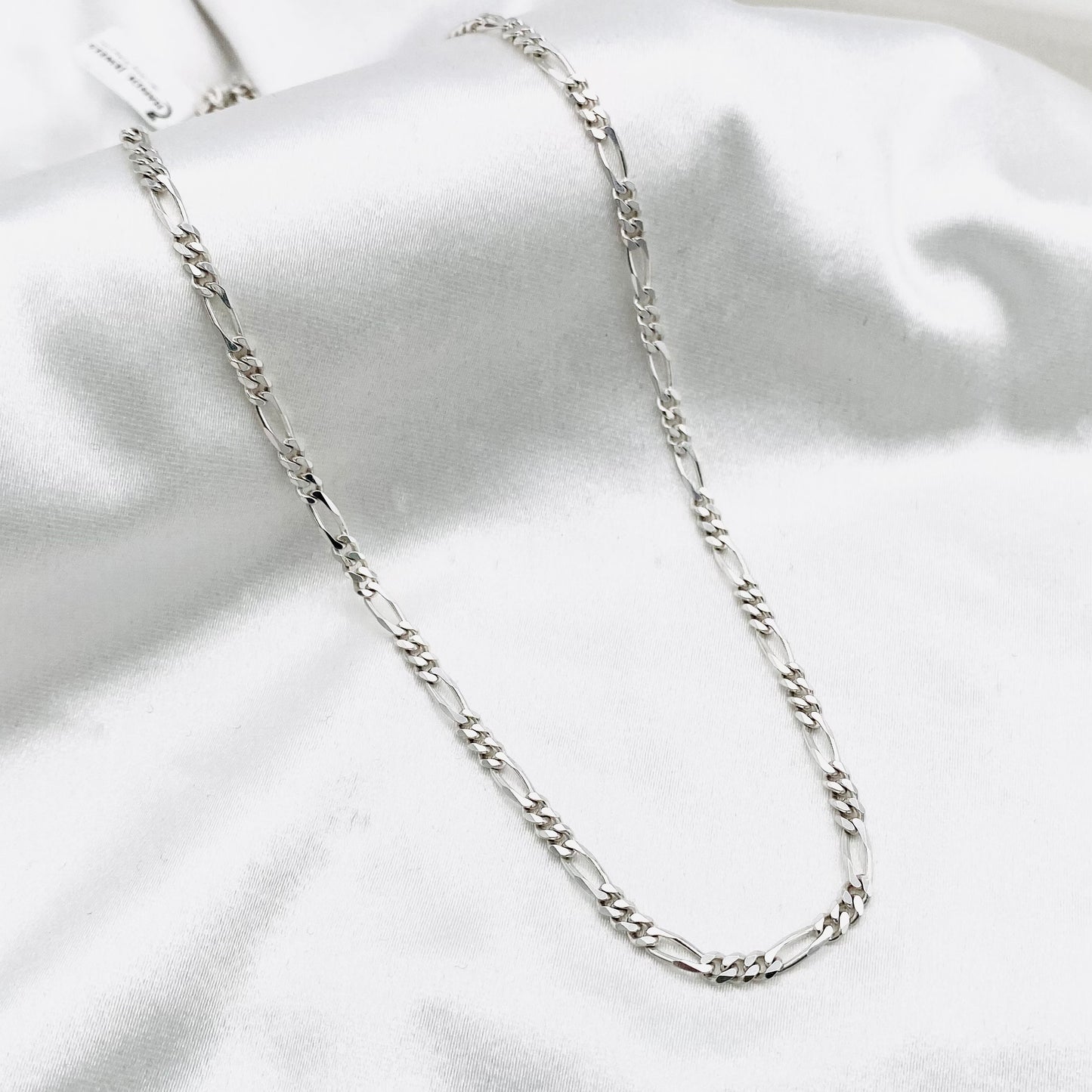 Mens Figaro 925 Silver chain MCP06