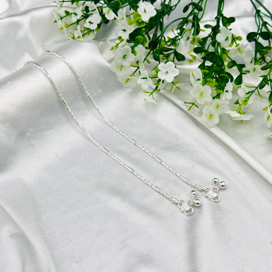 Women Pure Silver Anklet WAS07