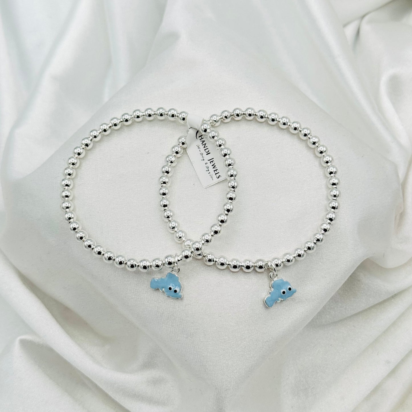 Cloud Charm Kids Bangle 925 Sterling Silver BKS25