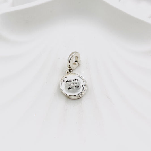 Pandora Camping Night Sky Double Dangle 925 Sterling Silver Charm PDC120