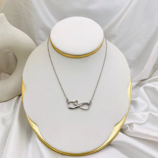 Women Sterling Silver Infinity Necklace WNI52