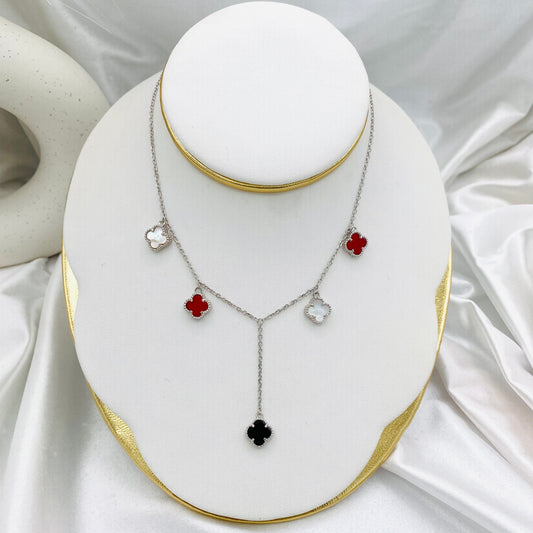 Women Multiple Clover Necklace WNI57