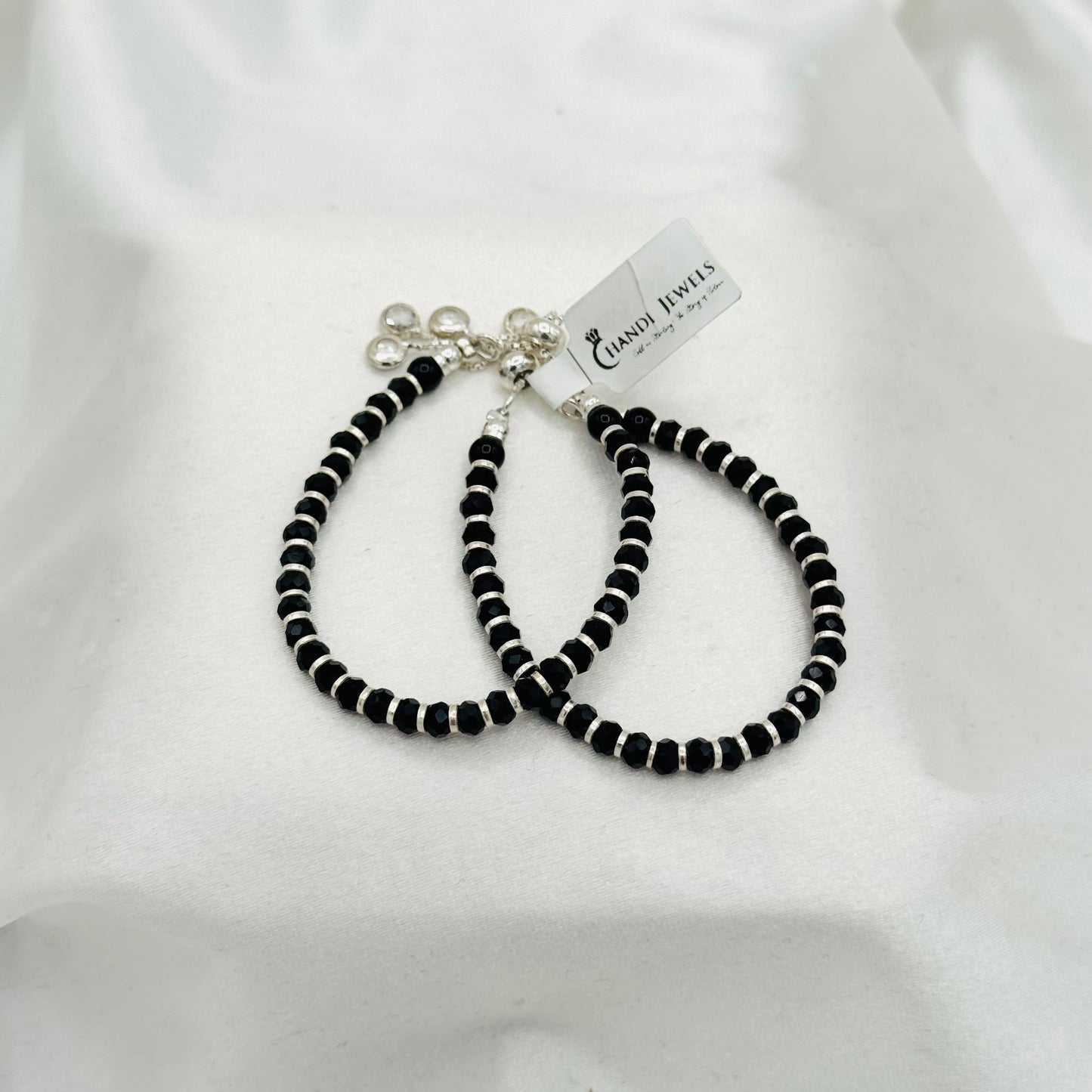 Evileye Black beads Baby Adjustable Bracelets BBS01