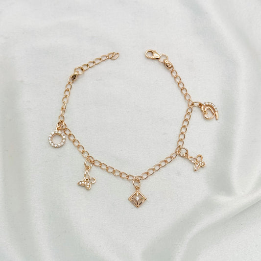 Rosegold Bracelet For Women In Sterling Silver WBI15