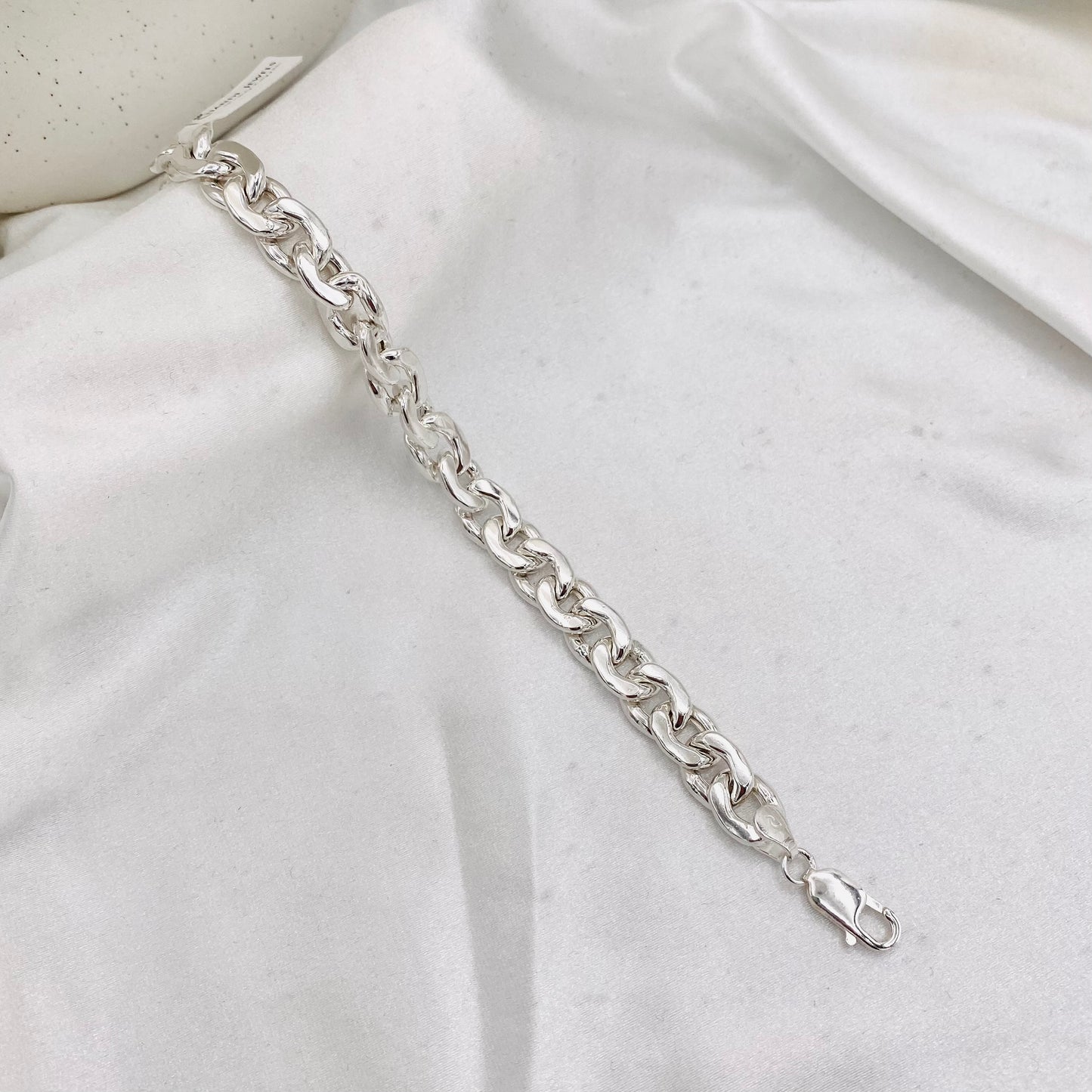 Mens Mariner Silver Bracelet MBP46