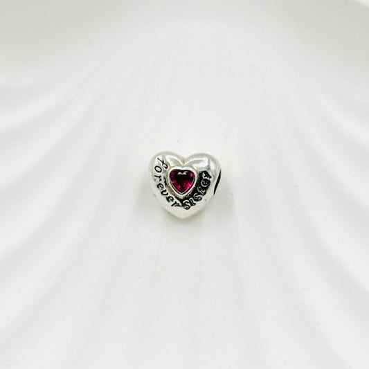Forever Sister Pandora Charm 925 Sterling Silver PDC05
