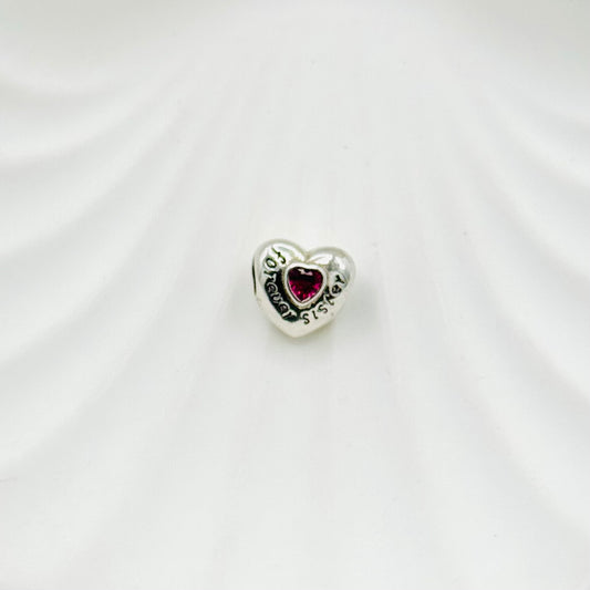 Forever Sister Pandora Charm 925 Sterling Silver PDC05